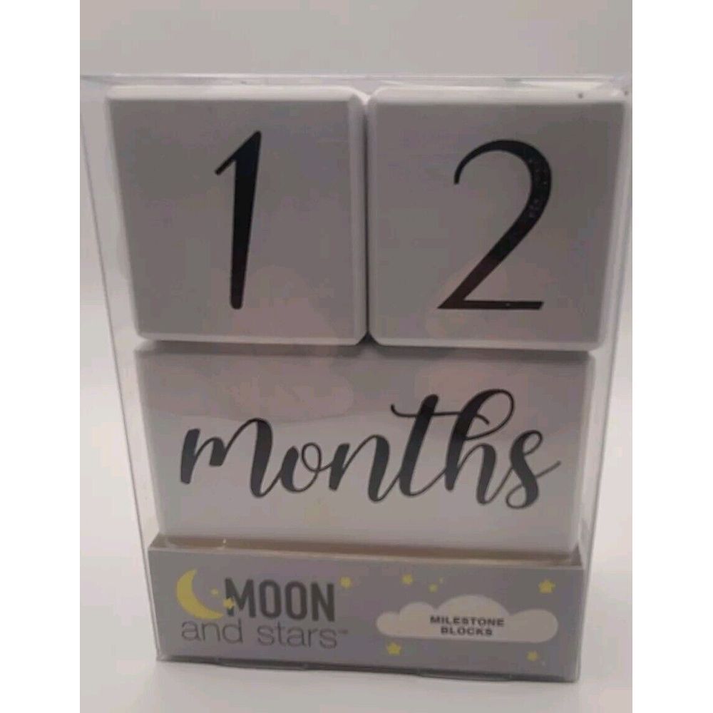 New Milestone Blocks-Moon & Stars - Picture 2 of 6